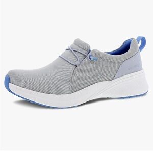 Dansko Women's Marlee Slip-On Elastic Cord Sneaker Shoe in light Gray, Size 38